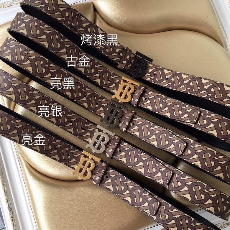 Burberry Belt 34mmX95-125CM 7d38